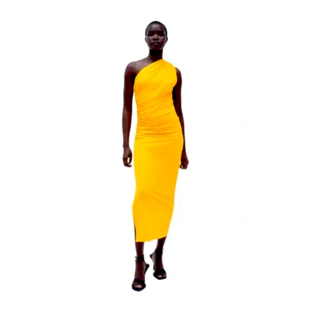 Zara One Shoulder Mini Dress
